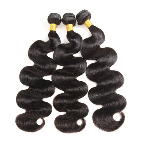 Siyun Show Body Wave Bundles 100% Brazilian Virgin Hair Extensions Weft 3 Bundles