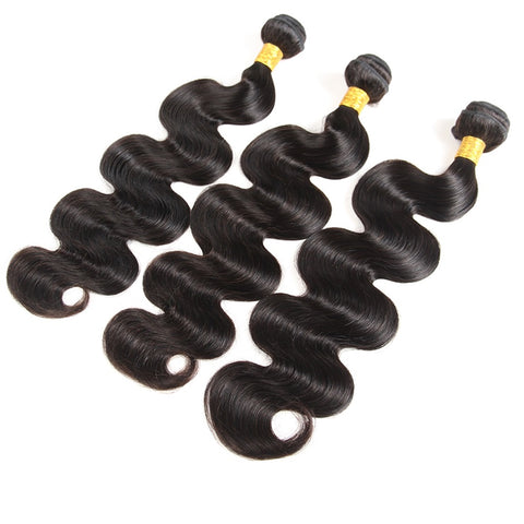 Siyun Show Body Wave Bundles 100% Brazilian Virgin Hair Extensions Weft 3 Bundles