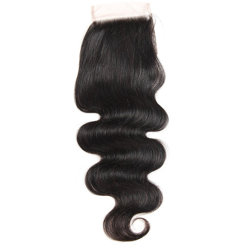 Siyun Show 14-22 Inch 4x4 Lace Closure Free And Middle Swiss Lace Body Wave Remy Peruvian Hair