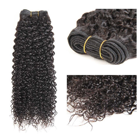 Siyun Show Curly Hair Bundles Natural Color 14-40 Inch A1 Grade Human Hair