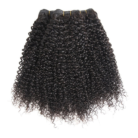 Siyun Show Hair Brazilian Natural Curly Raw Virgin Hair 3Pcs Human Hair Weave Bundles Natural Color