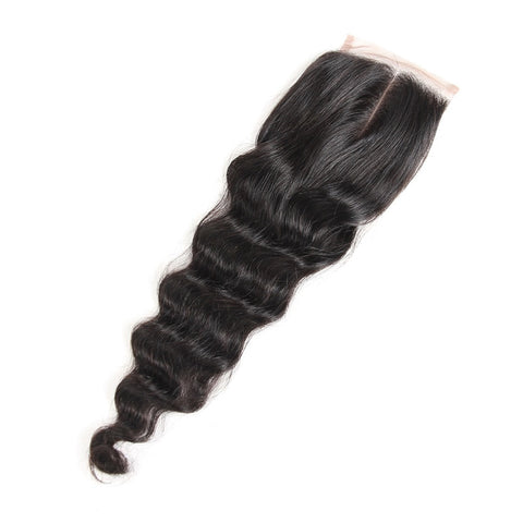 Siyun Show 100% Virgin 14-22 Inch Loose Deep With Closure