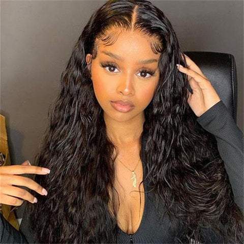 Siyun Show Hair Water Wave Full Lace Wig Pre Plucked With Baby Hair