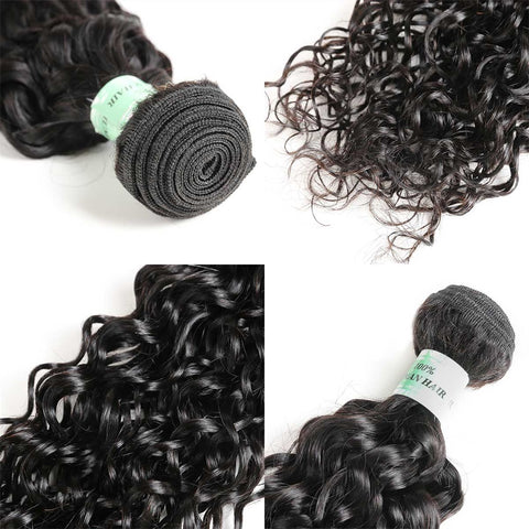 Siyun Show 14-40 Inch Water Wave Hair 1 Bundles Extensions 100% Unprocessed Soft