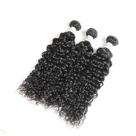 Siyun Show Water Wave Hair 3 Bundles 14-30 Inch Natural Black